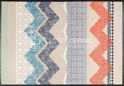 Коврик для дома wash+dry Zigzag 50x75