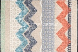 Коврик для дома wash+dry Zigzag 50x75