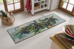 Коврик для дома wash+dry Cucina L`Olive 60x180