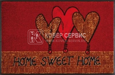 Коврик для дома wash+dry Home Heartz 50x75