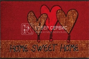 Коврик для дома wash+dry Home Heartz 50x75