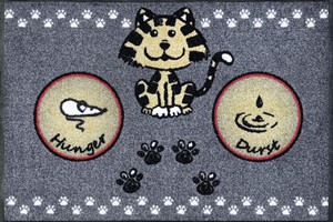 Коврик для дома wash+dry Katzenmahlzeit 50x75