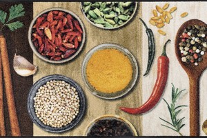 Коврик для дома wash+dry Hot Spices 75x120