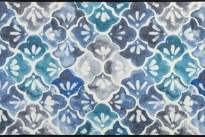 Коврик для дома wash+dry Blue Ground 75x120
