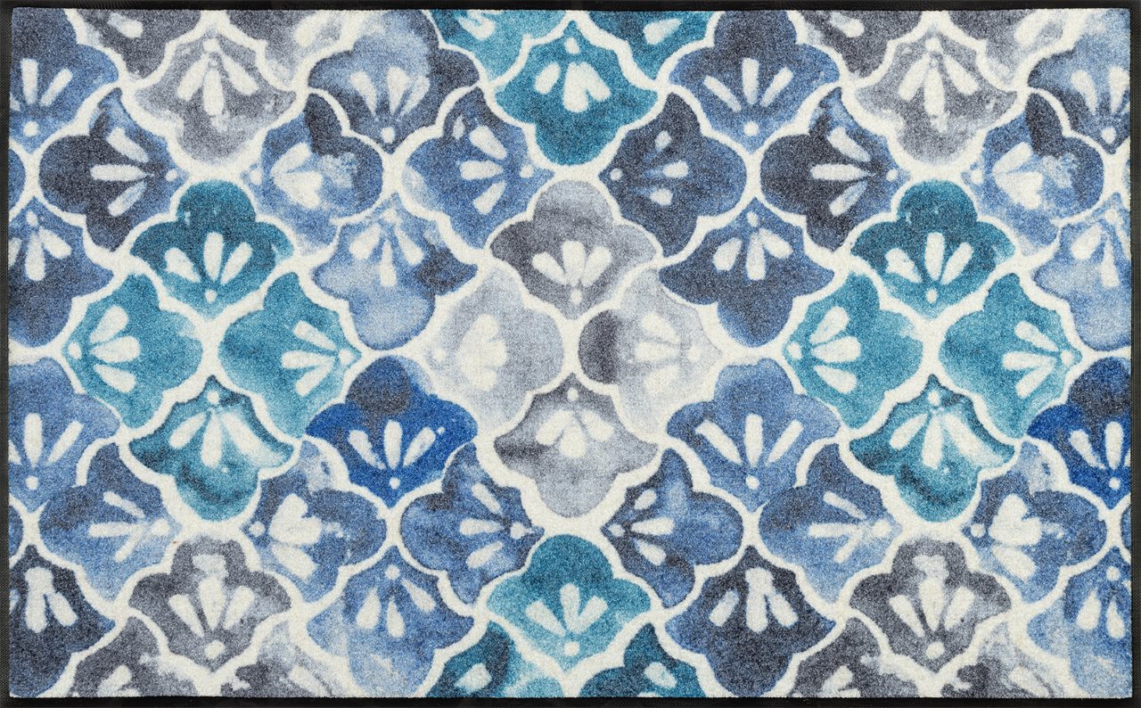 Коврик для дома wash+dry Blue Ground 75x120